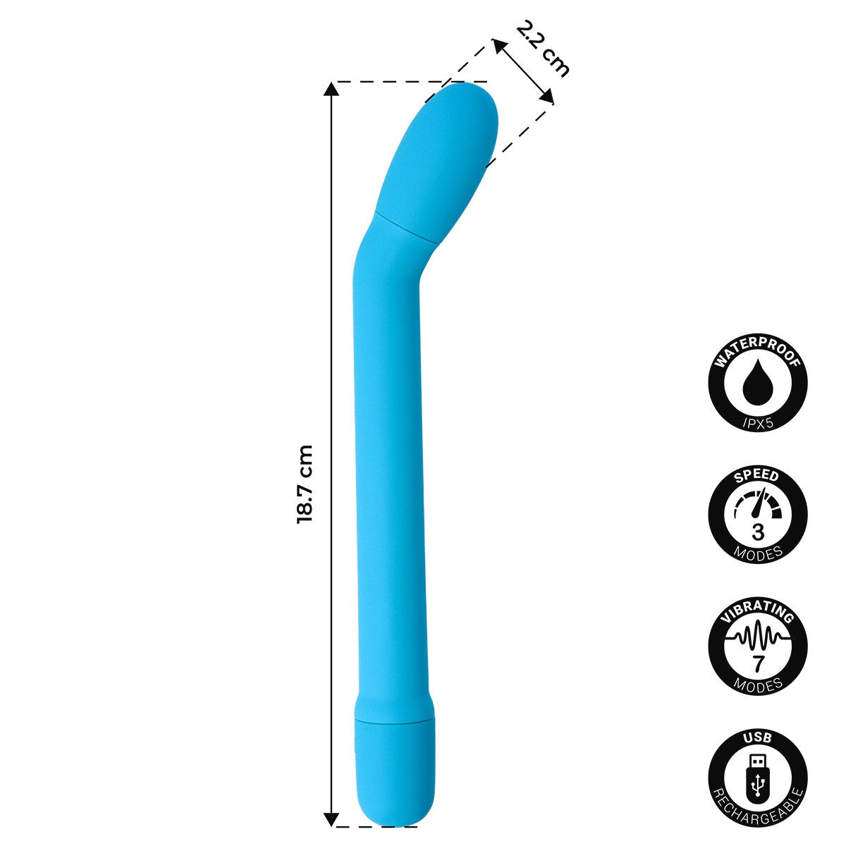 Vibratore Sottile Ricaricabile - Pavimento Pelvico