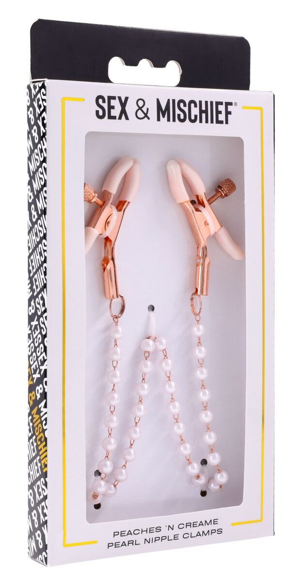 Morsetti per Capezzoli con Catena a Perle