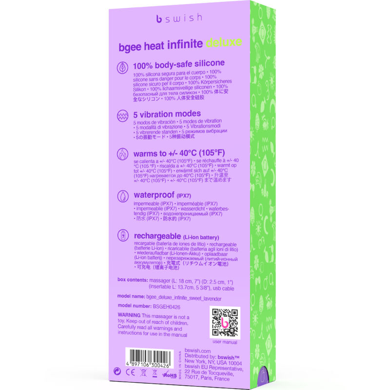 Bgee Vibratore Riscaldante