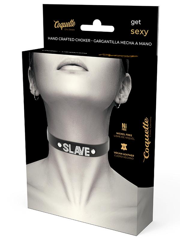 Collare Choker Slave Nero