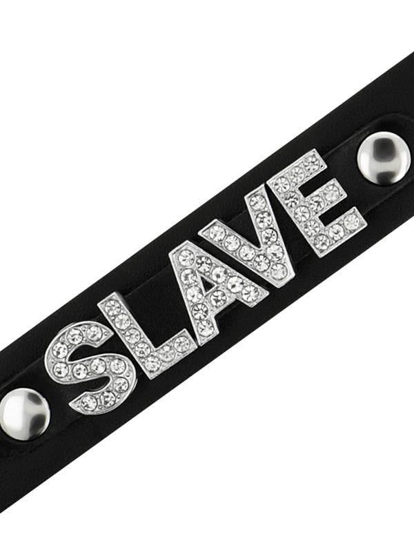 Collare Choker Slave Nero