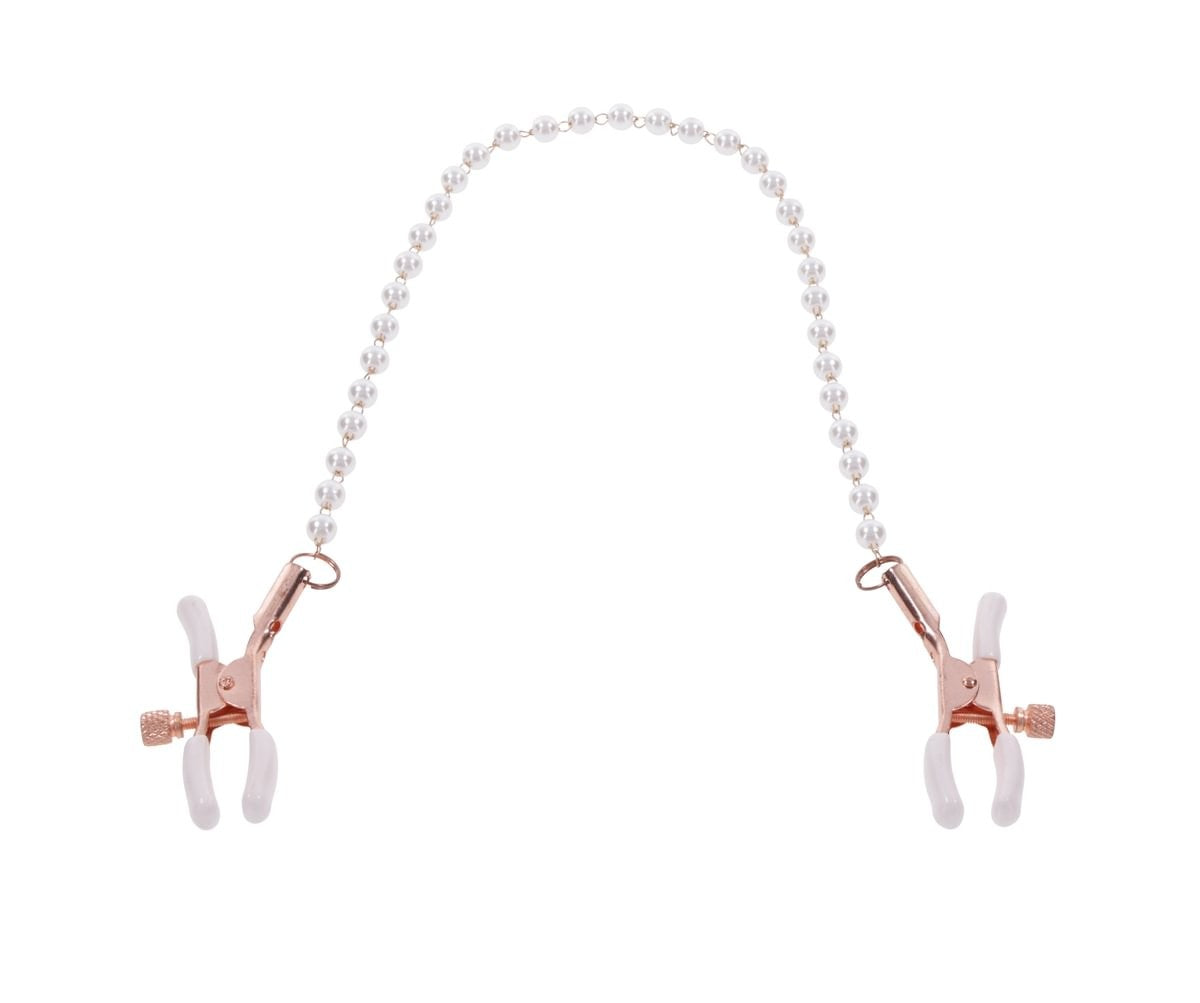 Morsetti per Capezzoli con Catena a Perle