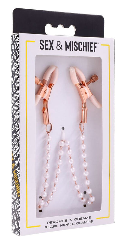 Morsetti per Capezzoli con Catena a Perle