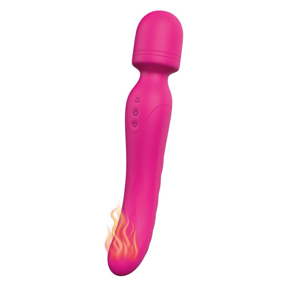 massaggiatore vibrante fucsia zona riscaldante