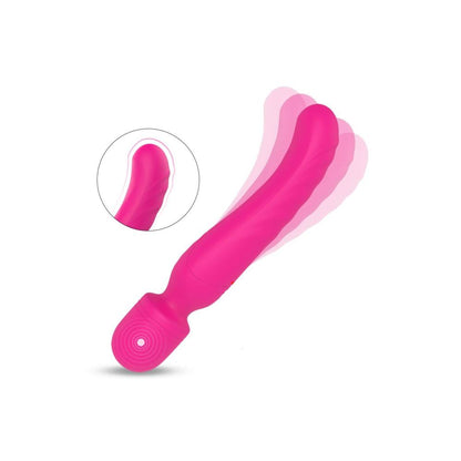 massaggiatore vibrante fucsia parte vibrante