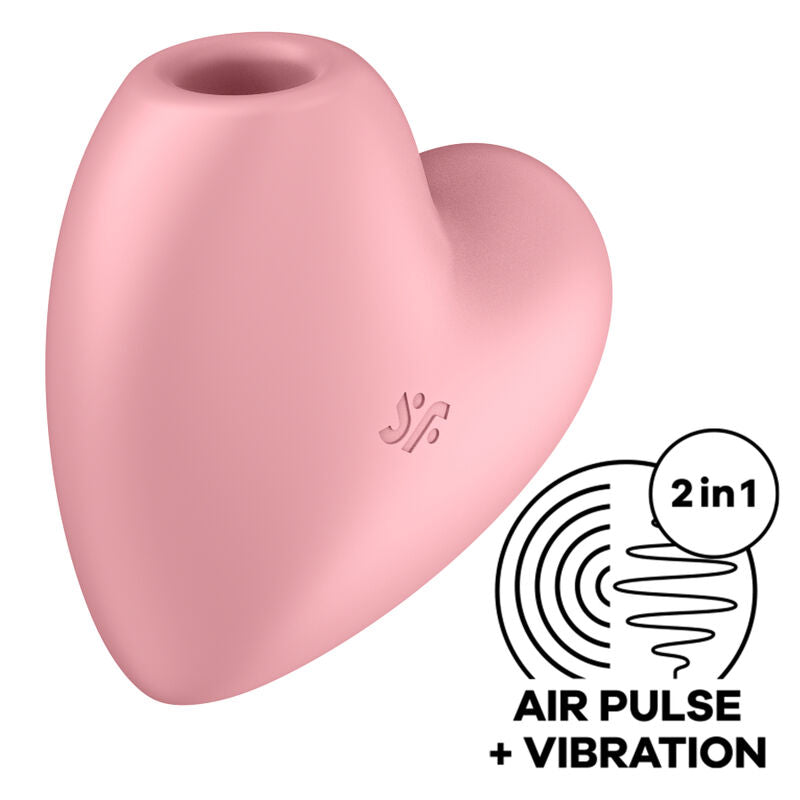 Stimolatore Clitorideo e Vibratore cuore Rosa