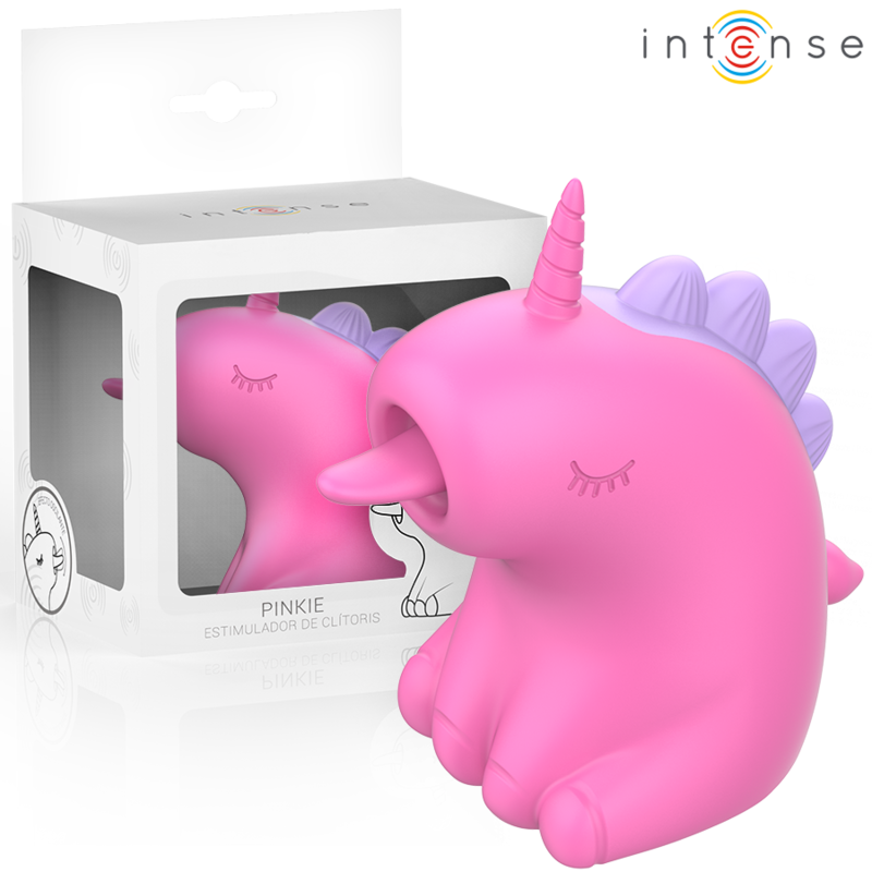 Stimolatore clitorideo Unicorno Rosa con confezione