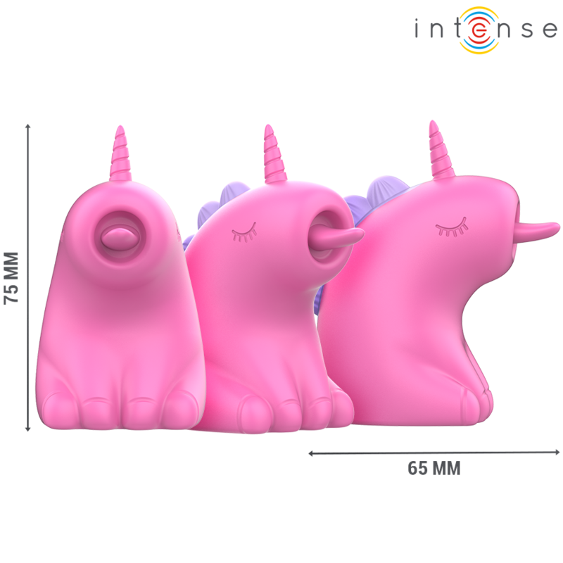Stimolatore clitorideo Unicorno Rosa misure