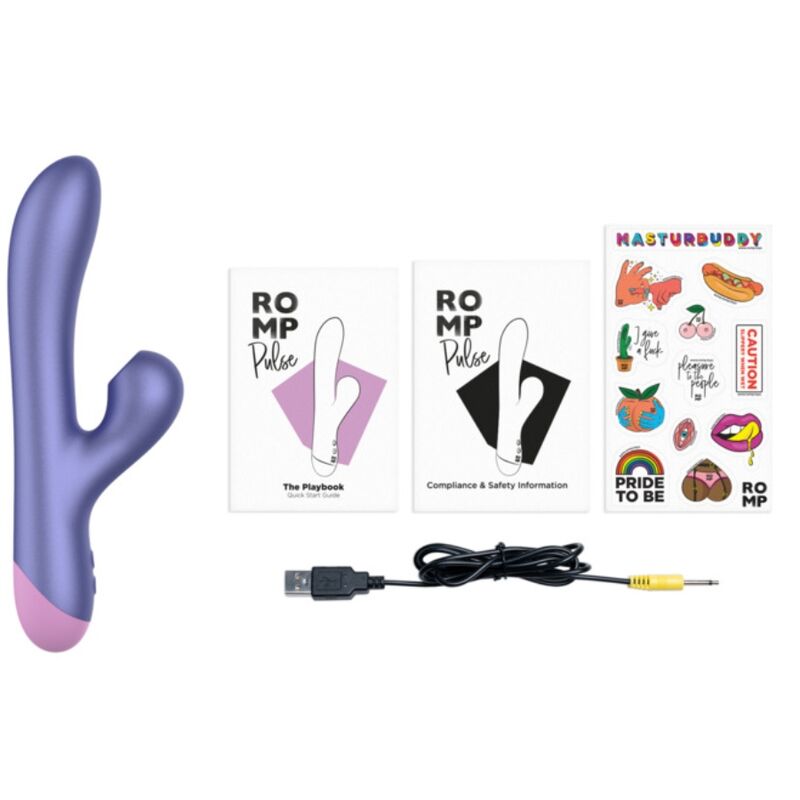 Vibratore Rabbit Romp Pulse con Stimolazione Clitoridea